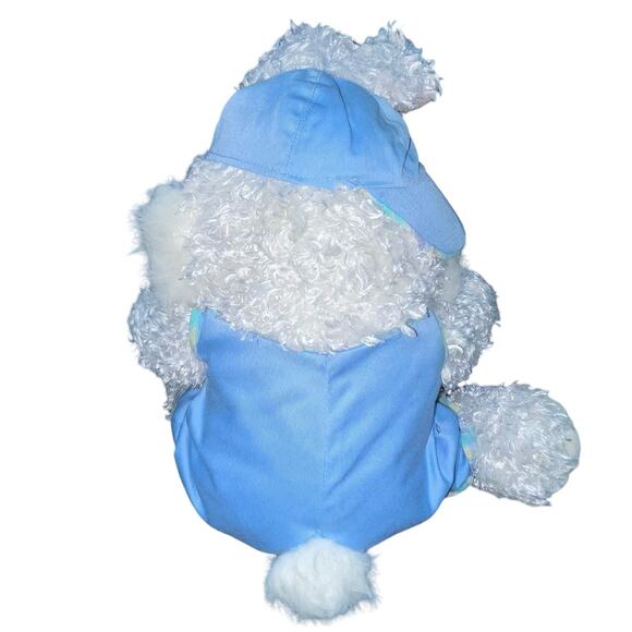 Dan Dee Plush Bunny Rabbit 2008 Stuffed Animal Baseball Cap Nursery Gift Dog 20" - Picture 7 of 12